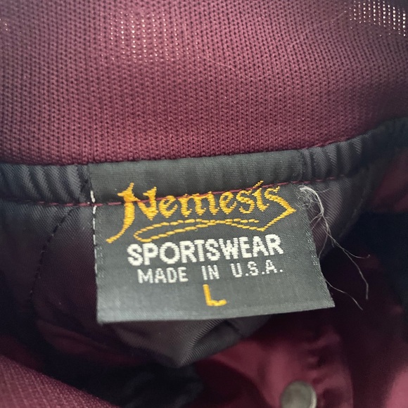 Maroon varsity jacket - Picture 2 of 2